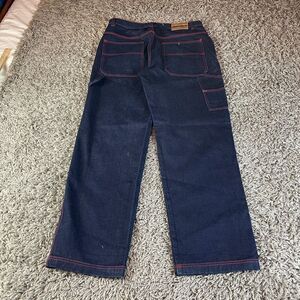 Vintage Webs Jeans Mens 38x34 Blue Y2K Baggy Loose Fit Carpenter 90s Wide Leg